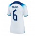 Engeland Harry Maguire #6 Voetbalkleding Thuisshirt Dames WK 2022 Korte Mouwen